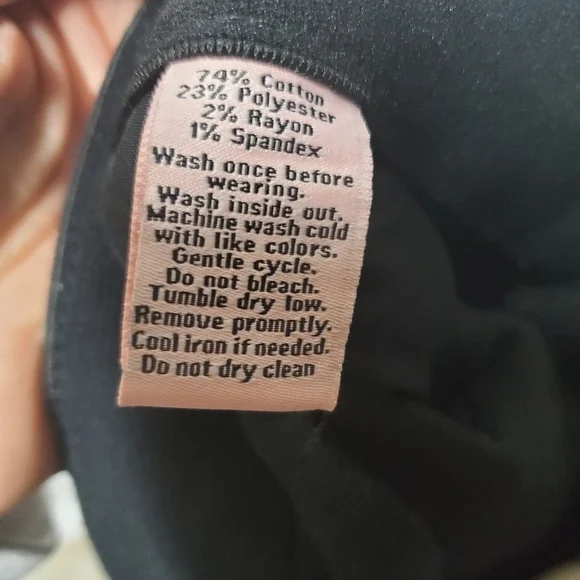 Juicy Couture stretchy black jeggings size 12 - Picture 4 of 6